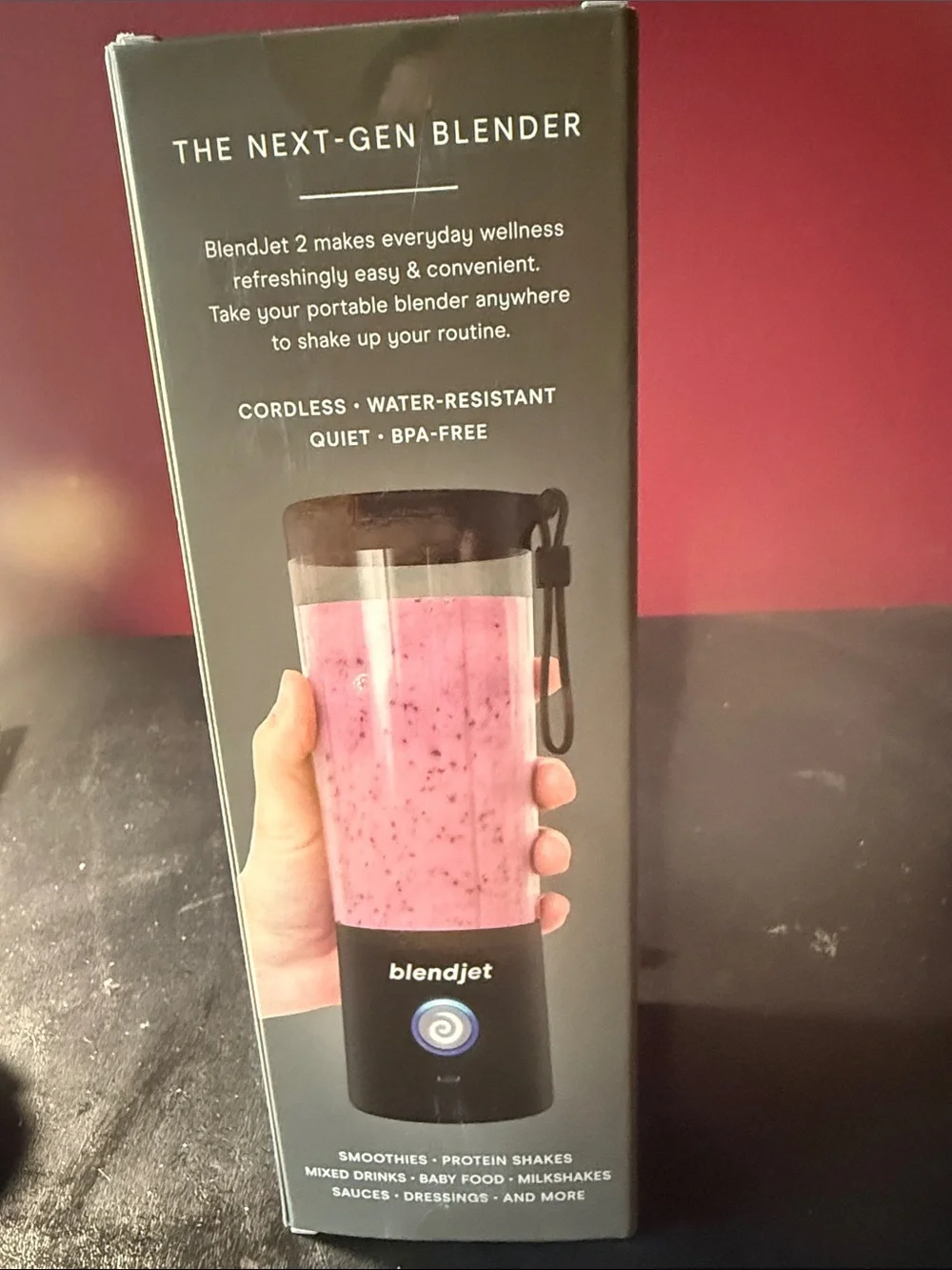 BlendJet Portable Personal Blender in Black; New in box.